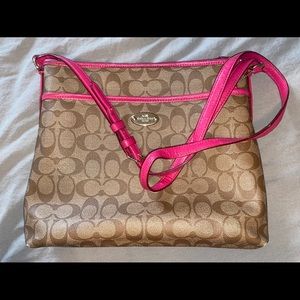 Coach Signature File Crossbody